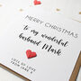 Personalised Christmas Card For Husband, thumbnail 3 of 3