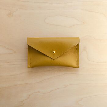 Personalised Recycled Leather Card Holder, 6 of 12