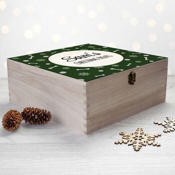 Personalised Dog Treats Christmas Box, 2 of 6