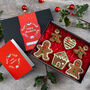 Christmas Gingerbread 'Family @ Home' Biscuit Gift Box, thumbnail 1 of 4