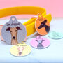 Greyhound/ Whippet Personalised Dog Tag, thumbnail 1 of 12