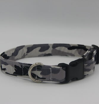 Grey Camouflage Dog Collar, 9 of 10