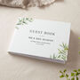 Olive Personalised Wedding Guest Book, thumbnail 1 of 3