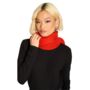 Red 100% Cashmere Travel Wrap Shawl Gift Boxed, thumbnail 6 of 7