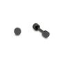 Small Silver Stainless Steel Stud Earring For Men, thumbnail 2 of 9