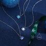 Tiny Cat Pendant Necklace In Sterling Silver, thumbnail 1 of 12