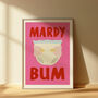 Mardy Bum Kids Lyric Typography Print, thumbnail 1 of 4