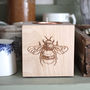 Bee Themed Solid Wood Tea Light Holder, thumbnail 2 of 5