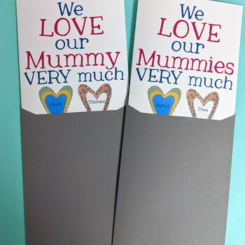 Personalised Mummy's Heart Big Card, 4 of 5