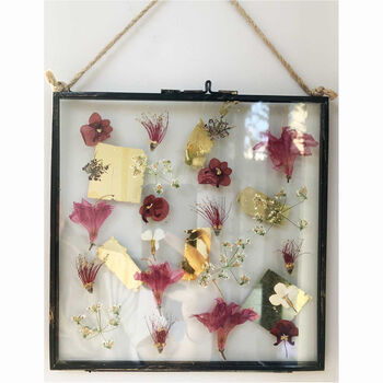 Gilded Mixed Pressed Flower Frame, 7 of 8
