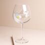 Personalised Floral Bee Gin Glass, thumbnail 1 of 3