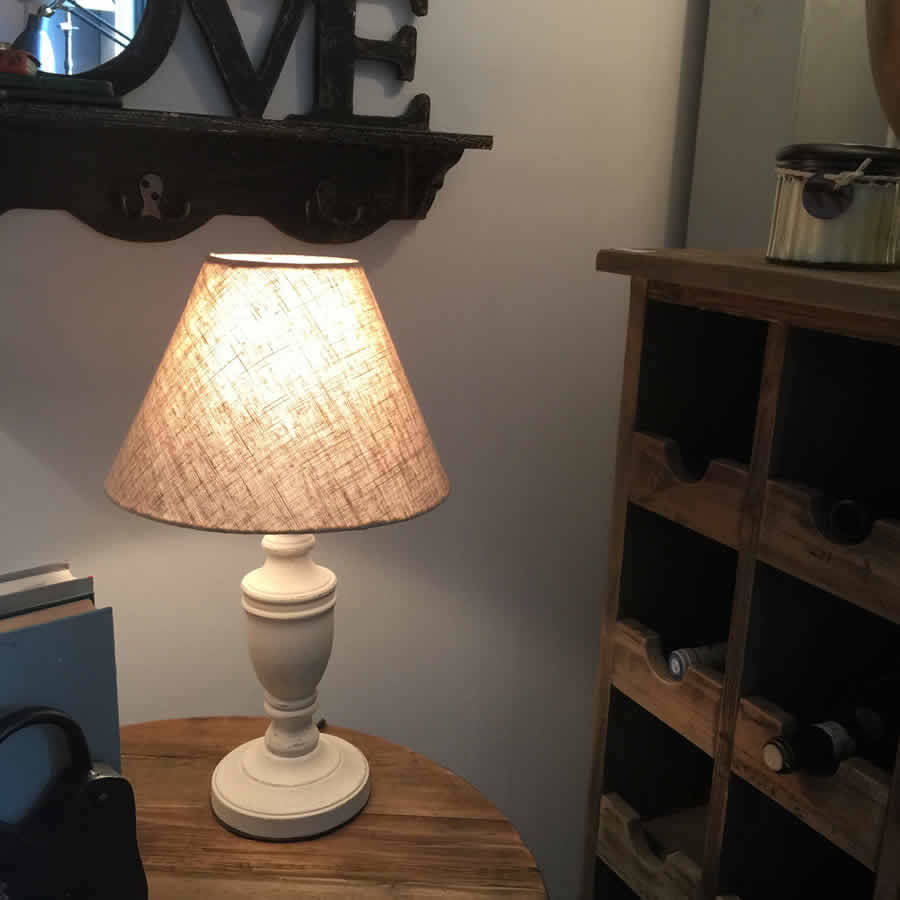 Bedside Lantern / Creative American retro style bedroom bedside lamp