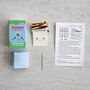 Kawaii Queen Bee Mini Cross Stitch Kit, thumbnail 4 of 8