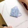 Happy Father's Day Origami Fishing Card, thumbnail 4 of 5