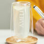 Personalised Name Double Walled Hi Ball Glass, thumbnail 2 of 4