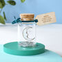 To The Moon And Back Crescent Moon Message Bottle, thumbnail 3 of 6