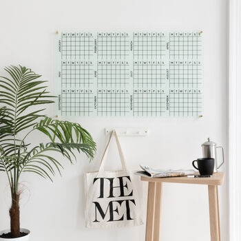 Year To View Acrylic Home Or Office Calendar, 4 of 12