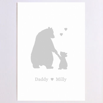 Personalised Bear And Cub Print, 11 of 12