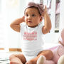 Mummy Will You Be Daddy’s Valentine Baby Grow, thumbnail 5 of 5