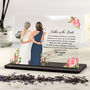 Mother Of The Bride Wedding Day Plaque, thumbnail 1 of 7