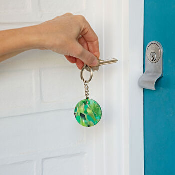 Recycled Plastic Round Keyring, 3 of 7