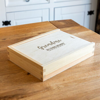 Personalised In Loving Memory Photo Box With Sliding Lid, 3 of 5