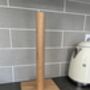 Solid Oak Square Kitchen Roll Holder, thumbnail 1 of 2