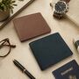 Personalised Pebble Grain Leather Wallet Father's Day Gift For Him, thumbnail 4 of 9