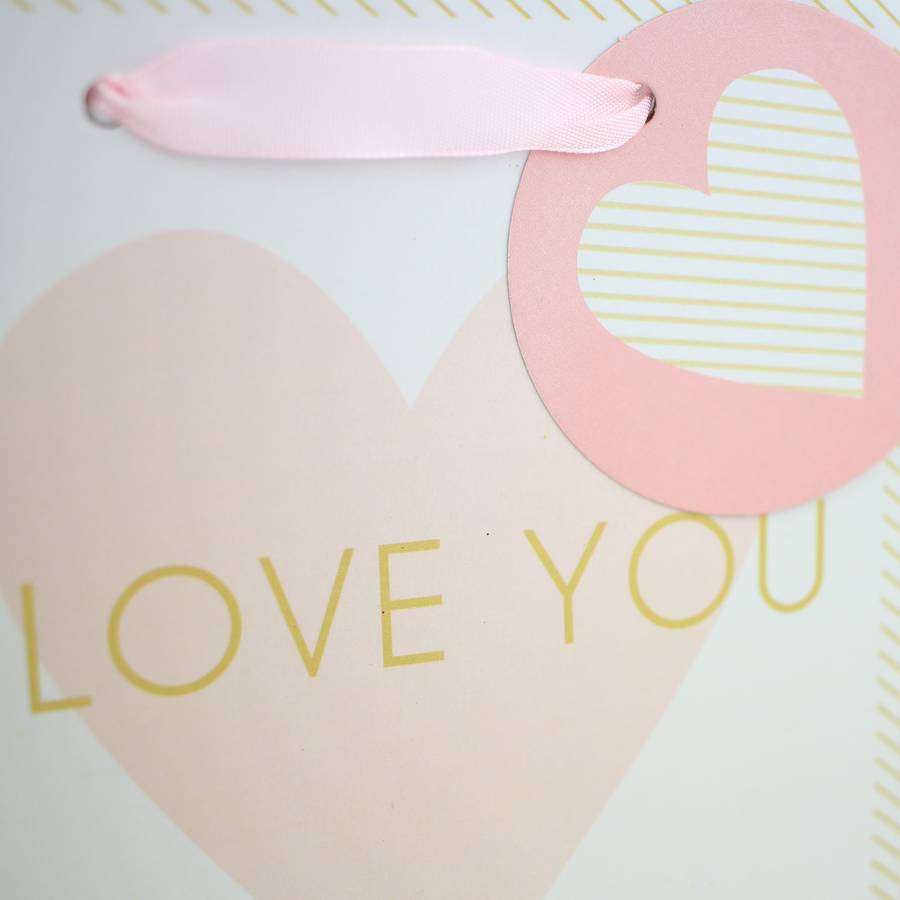 I Love You Gift Bag By Nest Notonthehighstreet I Love You Gift Bag By Nest Notonthehighstreet