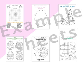 Personalised Children's Easter Activity Book, 5 of 5