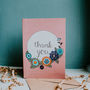 Thank You Card With Flowers, thumbnail 1 of 2