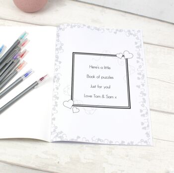 Personalised Wedding Activity Book, 3 of 7