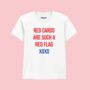 Red Cards Red Flags England Football Baby Tee T Shirt, thumbnail 2 of 5