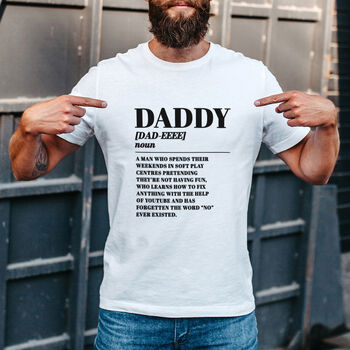 Daddy Father's Day Funny Dictionary Meaning Definition T Shirt, 2 of 3