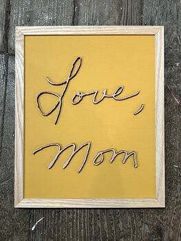 Bespoke Handwriting Wooden Wall Art, 3 of 9