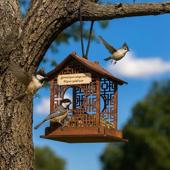 Personalised Wooden Bird House, 5 of 10