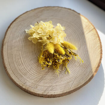 Personalised Mother's Day Yellow Hydrangea Flowers Card, 3 of 3