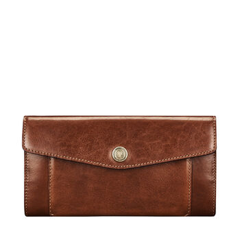 Quality Women's Leather Envelope Purse 'Forli', 2 of 12