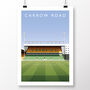 Norwich City Carrow Road From The Centre Circle Poster, thumbnail 2 of 7