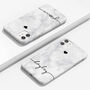 Personalised Silver Marble Heart Phone Case, thumbnail 4 of 6