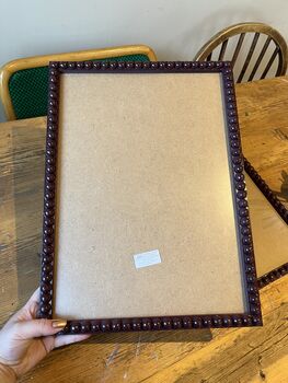 Handmade Bobbin Picture Frame A3, 4 of 4