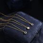 Sapphire Blue Cz Halo Flower Pendant Necklace, thumbnail 6 of 12