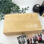 Personalised Initials Wooden Keepsake Box, thumbnail 5 of 12