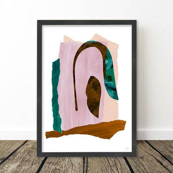 Wilting Leaf Abstract Art Print, 6 of 7