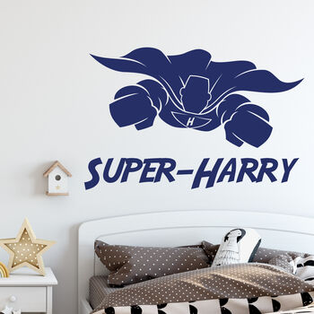 Super Hero Boys Room Wall Sticker Gift For Home, 2 of 7