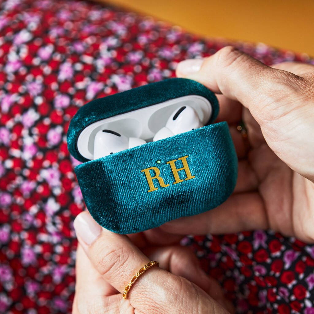 Personalised Velvet Airpods Case, 1 of 12