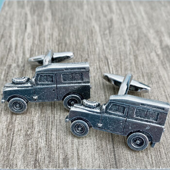 Pewter Land Rover Cufflinks, 2 of 3