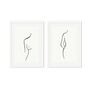Female Nude Drawings Print Set Of Two, thumbnail 7 of 9