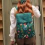 Catherine Rowe Into The Woods Green Backpack, thumbnail 1 of 6