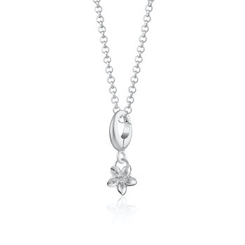 Forget Me Not Flower Necklace, Sterling Silver Or Gold Plated, 6 of 10